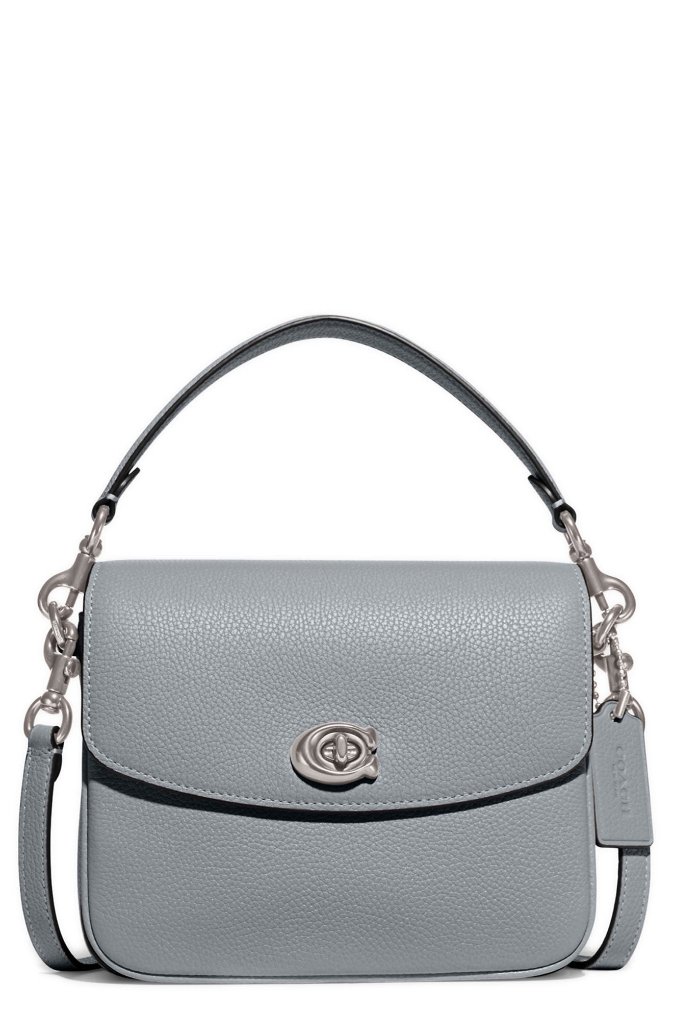 Cassie 19 Leather Crossbody Bag, Main, color, LH/ GREY BLUE