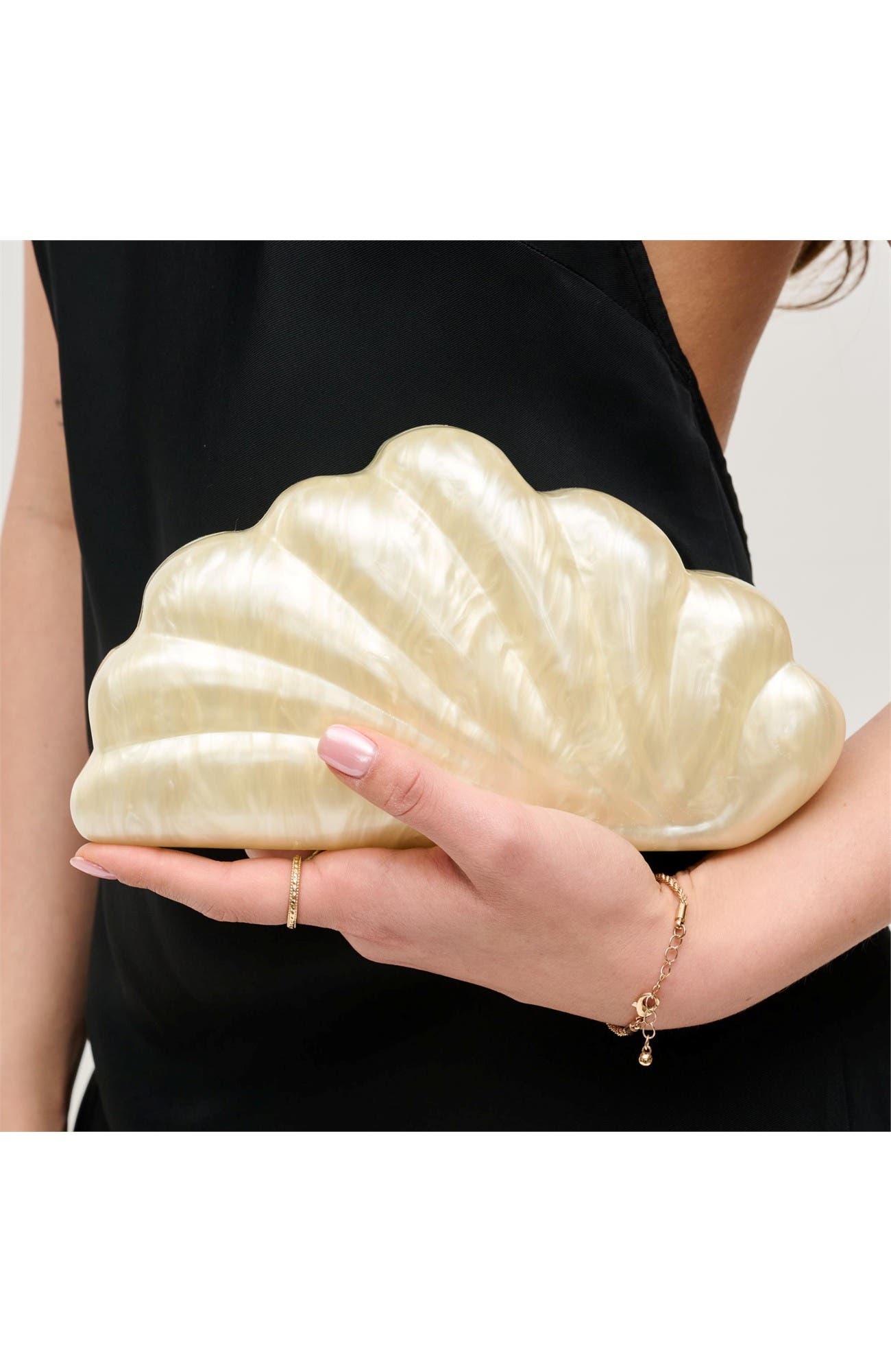 Andrina Evening Bag, Alternate, color, Ivory