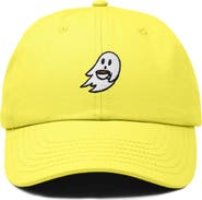Dalix Coffee Ghost Embroidered Hat