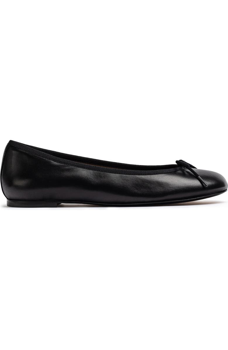 Jon Josef Barcelona Ballet Flat, Alternate, color, Black Leather