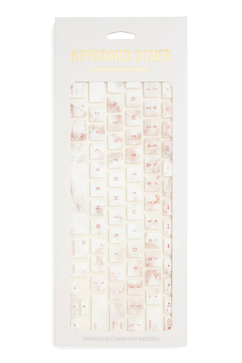 Rose MacBook Keyboard Skin, Main, color, PINK