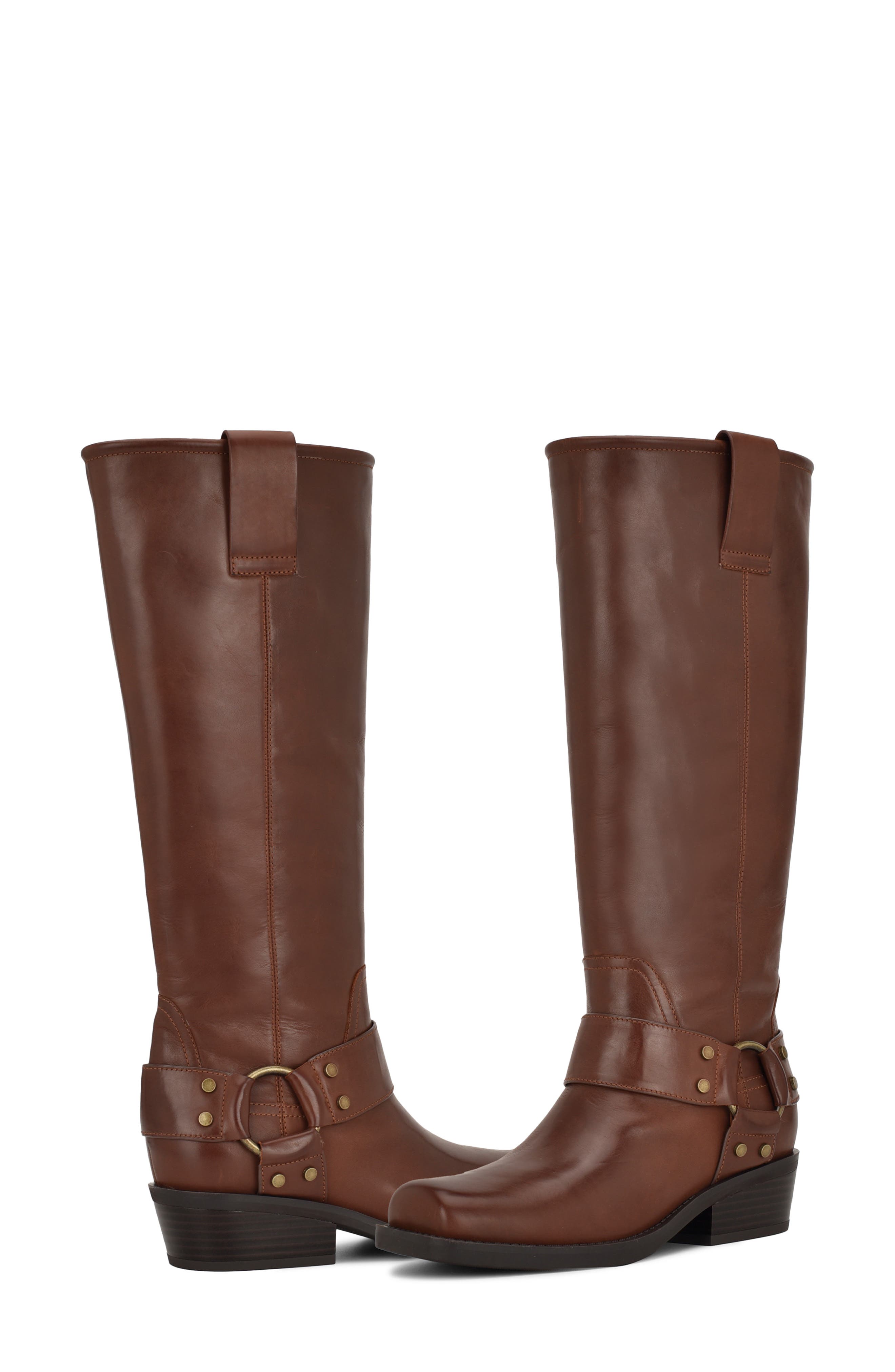 Nine West Fawsta Knee Hight Boot, Alternate, color, Medium Brown