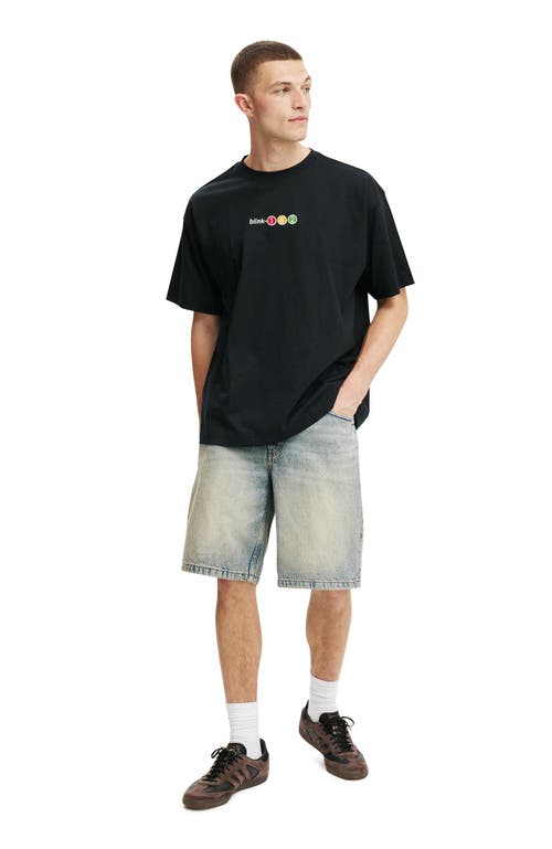 COTTON ON BOX FIT PREMIUM MUSIC T-SHIRT
