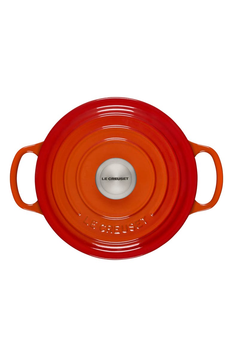Le Creuset Signature 2-Quart Round Enameled Cast Iron Dutch Oven, Alternate, color, Flame