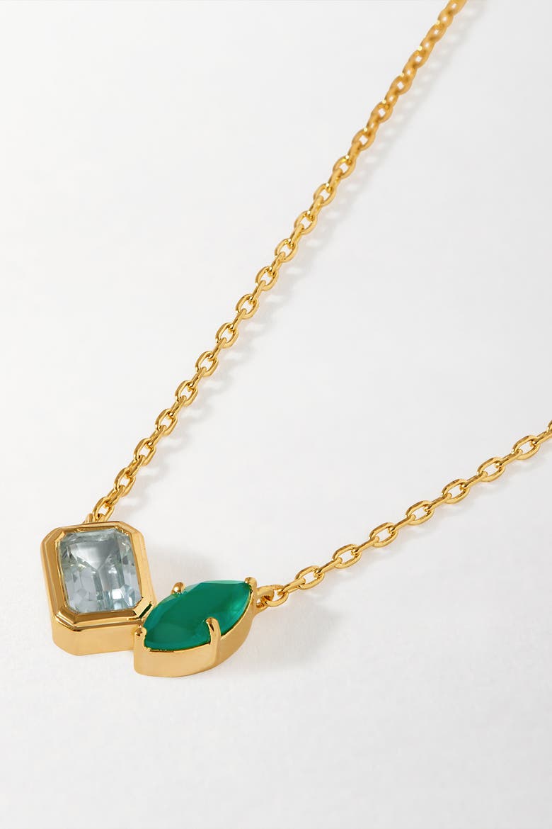 Toi Et Moi Strength Necklace, Alternate, color, Metallic Gold
