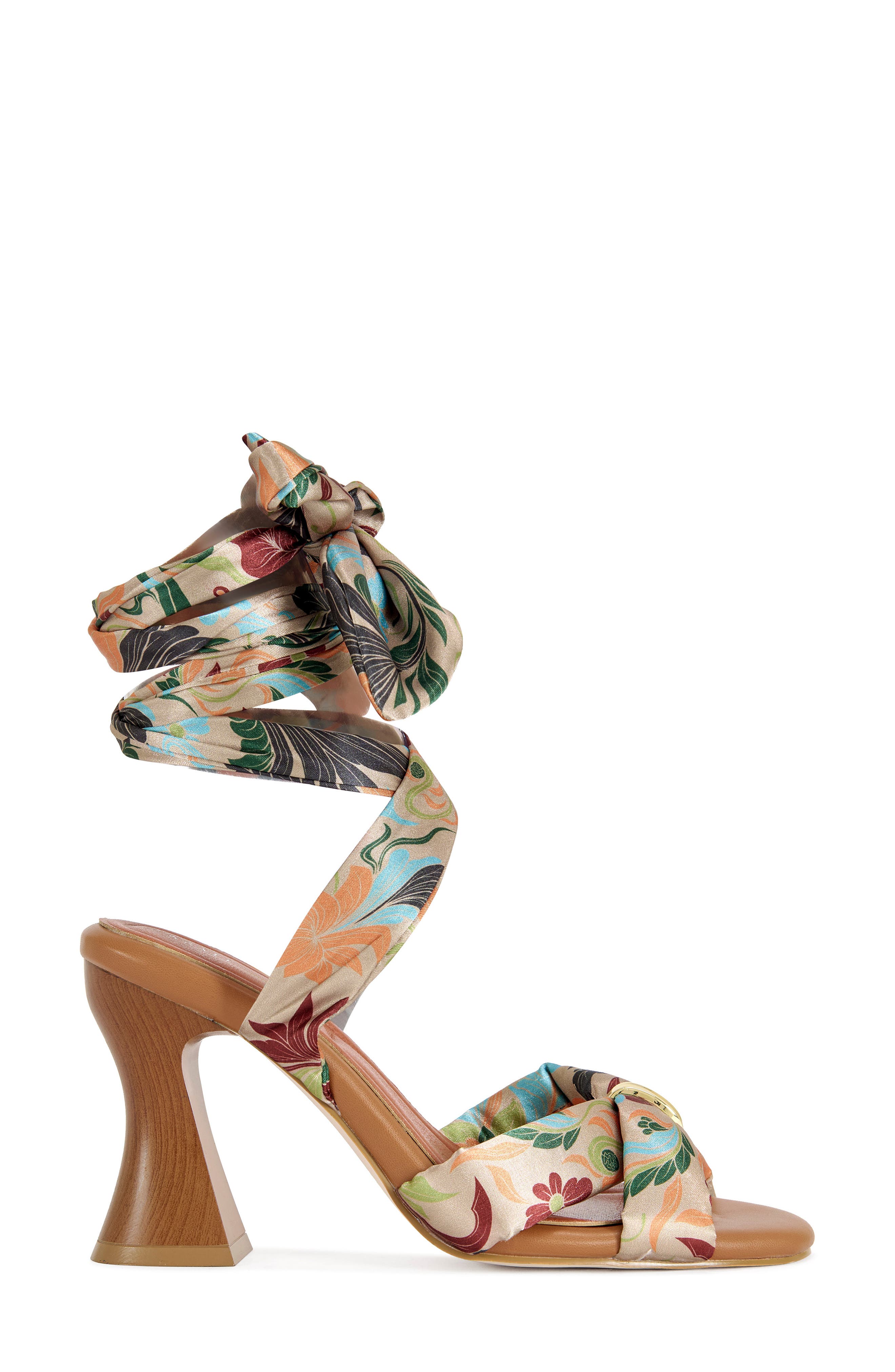 AZALEA WANG Elandra Ankle Wrap Sandal, Alternate, color, 
