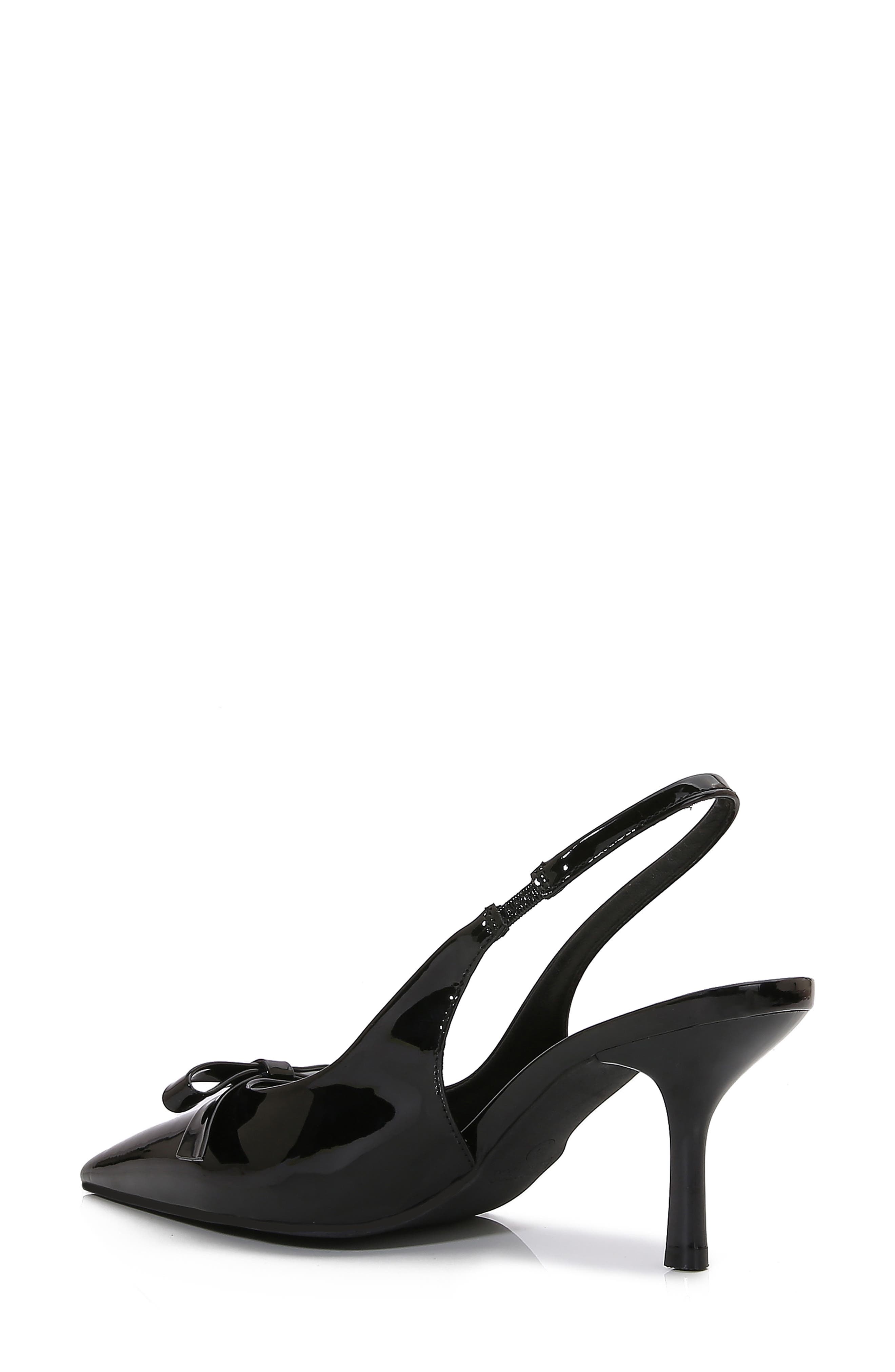 BERNESS Panika Pointed Toe Slingback Pump, Alternate, color, Black