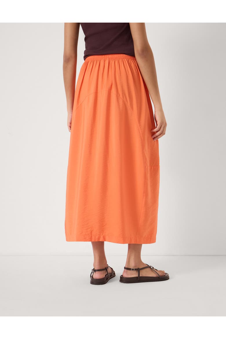 Liddie Air Flow Barrel Maxi Skirt, Alternate, color, Bright Orange
