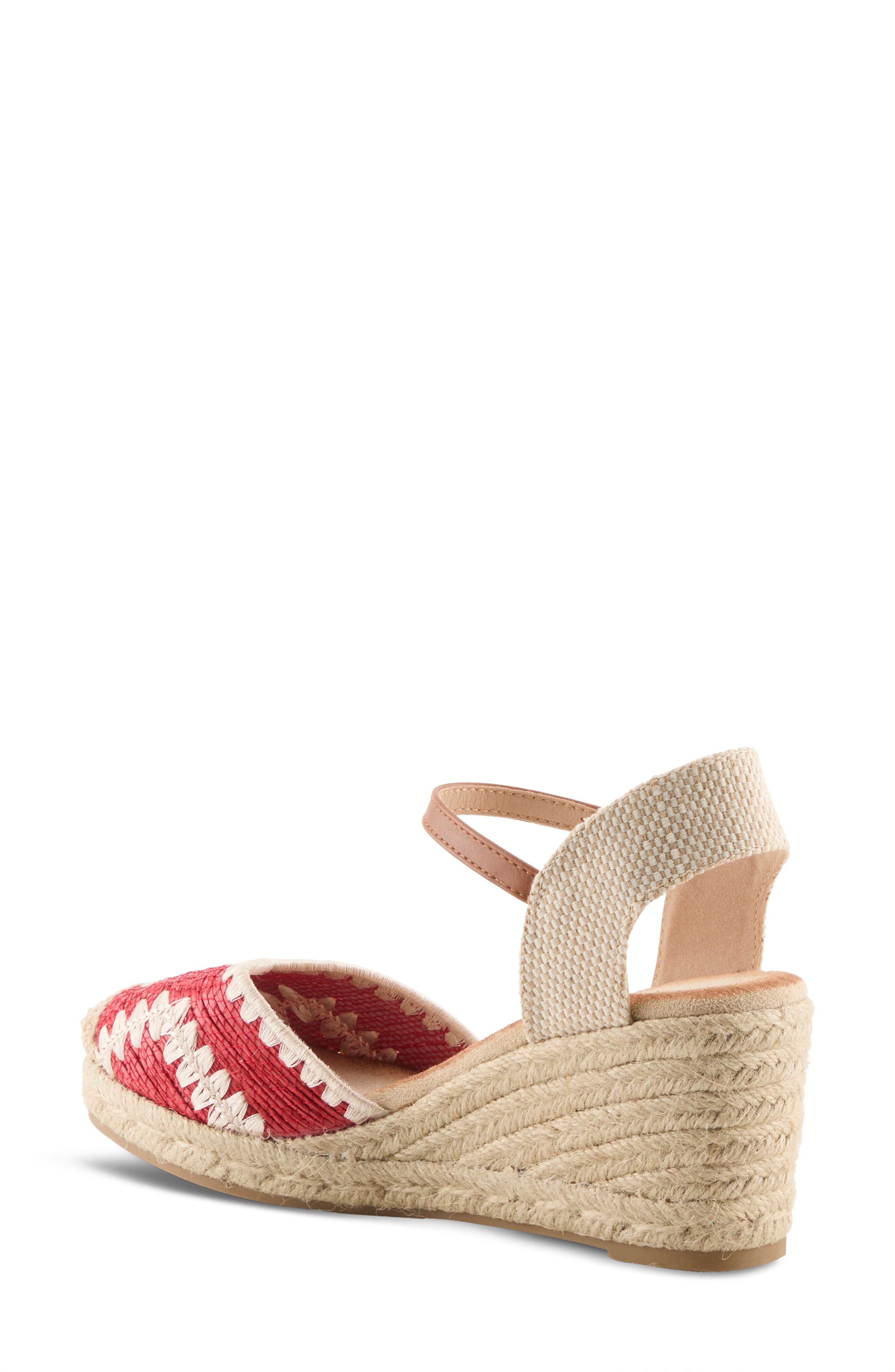 AZURA BY SPRING STEP Adrina Wedge, Alternate, color, Red Multi