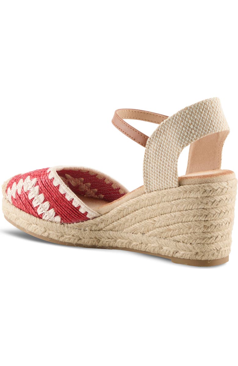 AZURA BY SPRING STEP Adrina Wedge, Alternate, color, Red Multi