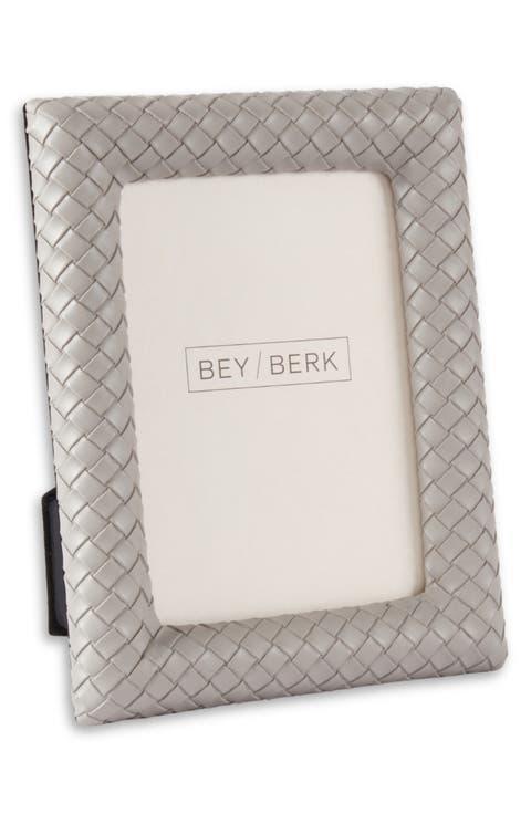 Woven Leather Picture Frame