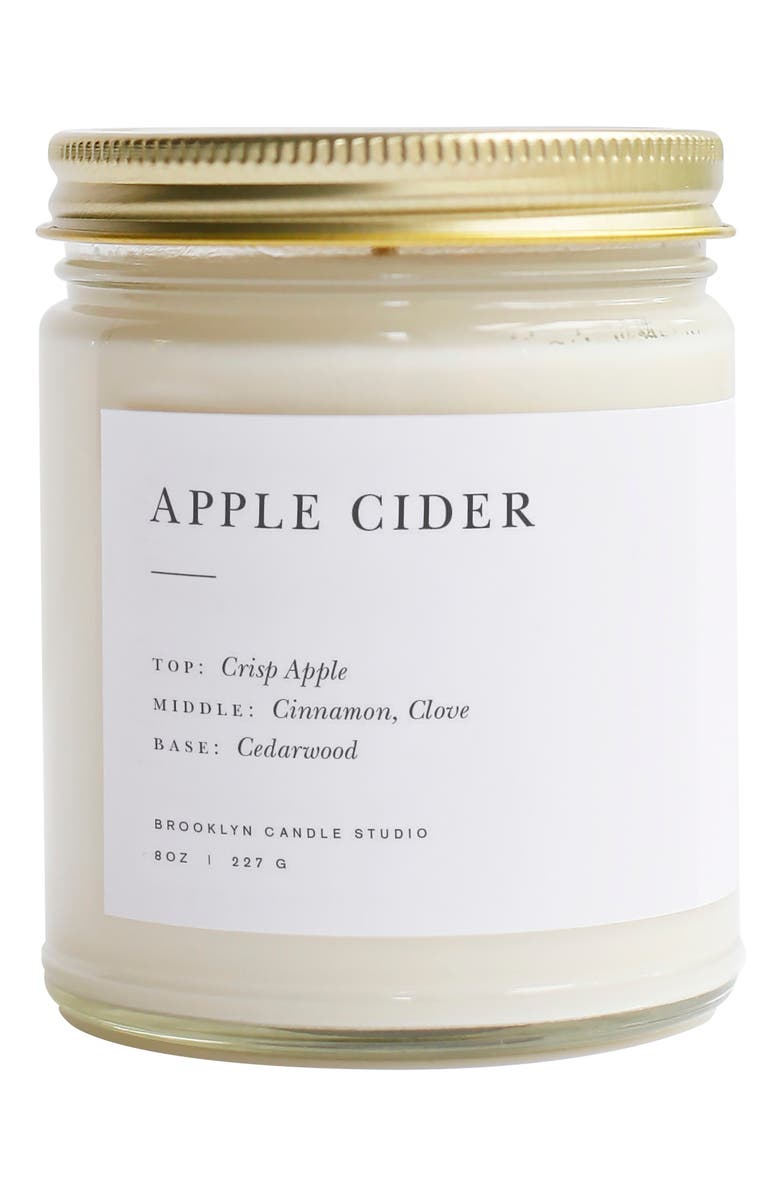 BROOKLYN CANDLE STUDIO Minimalist Collection - Apple Cider Candle, Main, color,