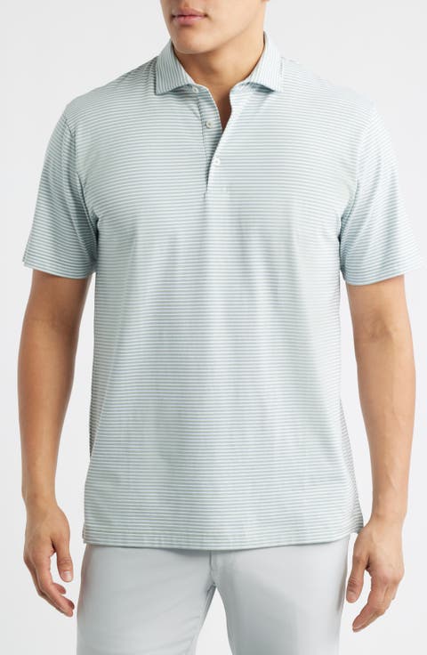 Crown Stripe Relaxed Fit Cotton Polo