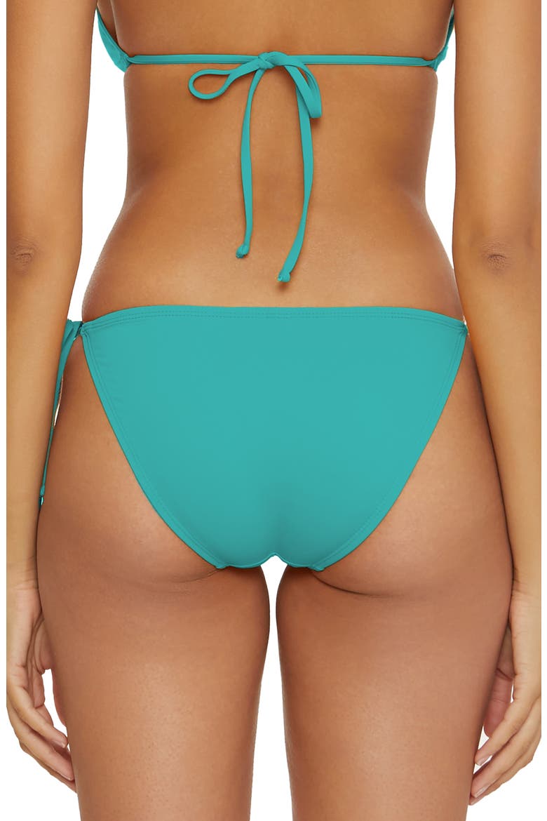 Side Tie Bikini Bottoms, Alternate, color, CARIBBEAN