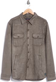 Weatherproof® Faux Suede Shirt Jacket