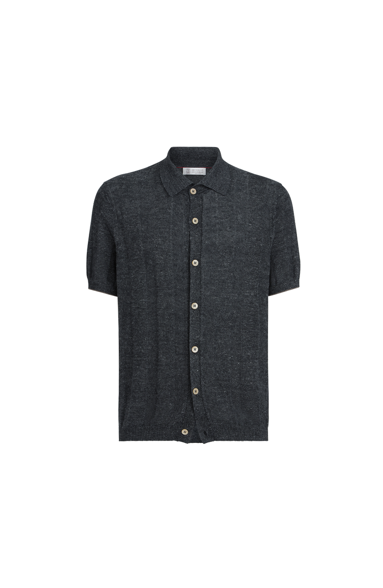 Brunello Cucinelli Knit shirt, Main, color, Lignite Grey
