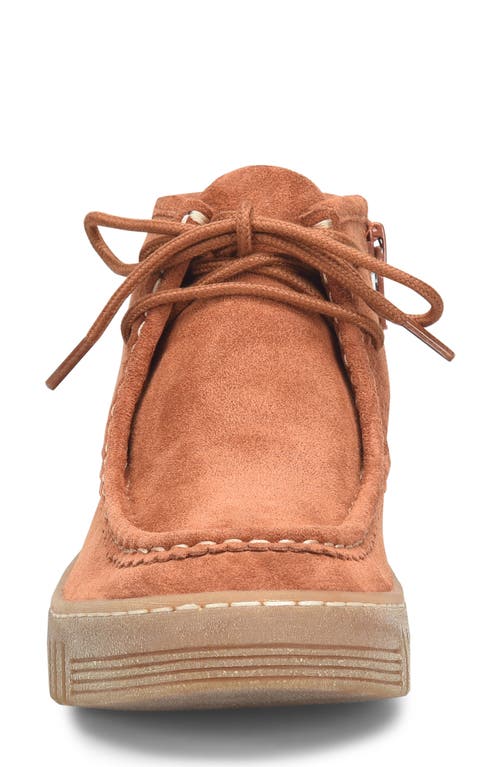 Comfortiva Holland Zip Bootie In Russet Brown
