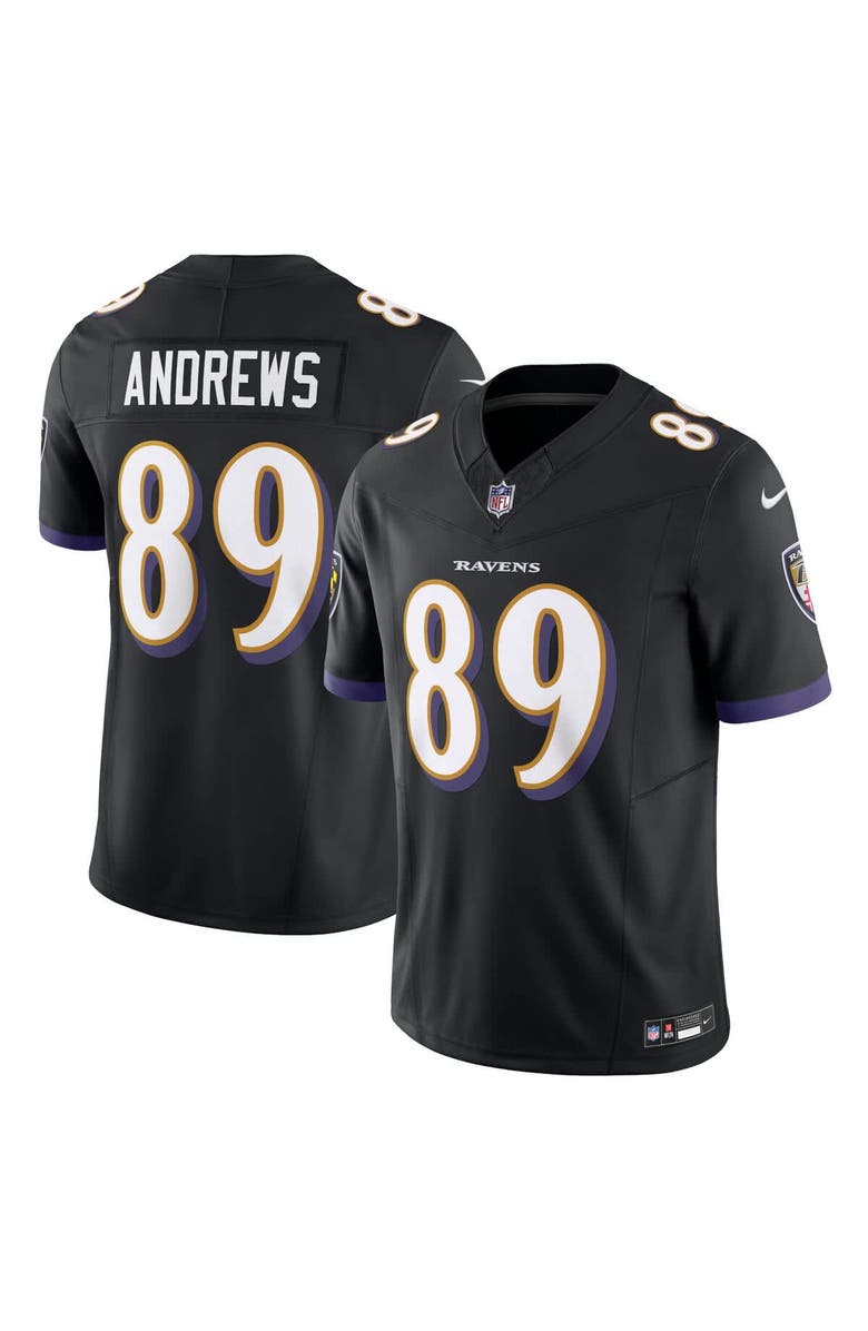 Nike Men's Nike Mark Andrews Black Baltimore Ravens Vapor F.U.S.E. Limited Jersey, Main, color, Black