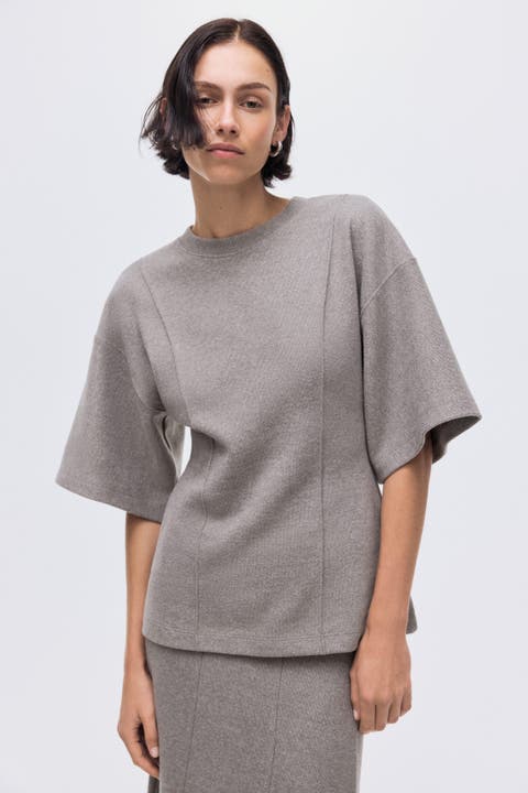 Loose-fit Fine-knit Top