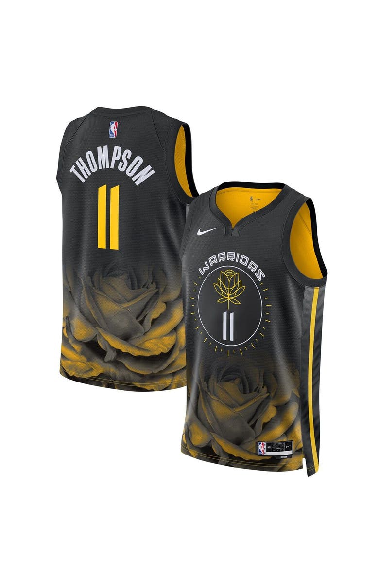 Nike Unisex Nike Klay Thompson Black Golden State Warriors 2022/23 Swingman Jersey - City Edition, Main, color,