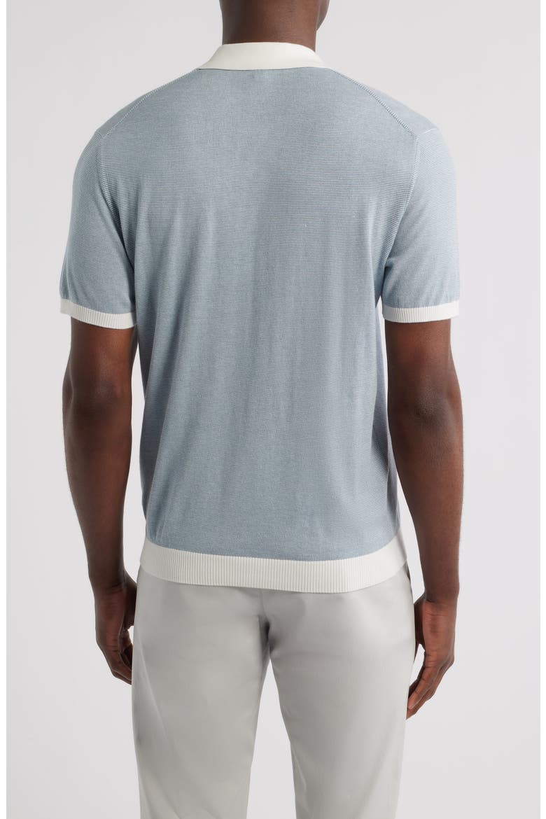 Jorren Polo Sweater, Alternate, color, SOFT TEAL