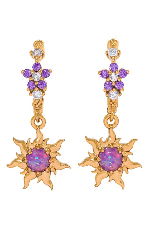 Disney Princess Tangled Hinge Hoop Earrings