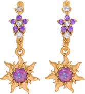 Girls Crew Disney Princess Tangled Hinge Hoop Earrings