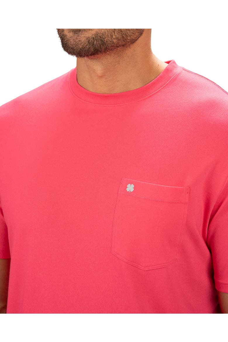 Luxe Tee SS, Alternate, color, Raspberry