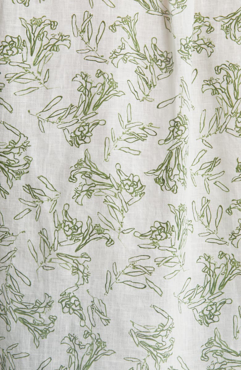 Rodd & Gunn Dryden Bay Floral Short Sleeve Linen Button-Up Shirt, Alternate, color,