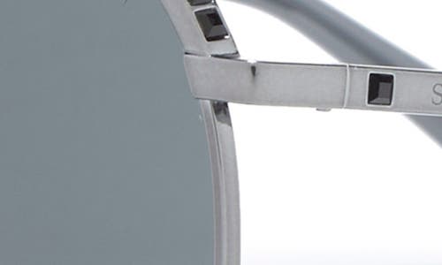 Swarovski 61mm Crystal Aviator Sunglasses In Gray
