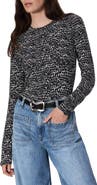 rag & bone Luca Print Long Sleeve Top
