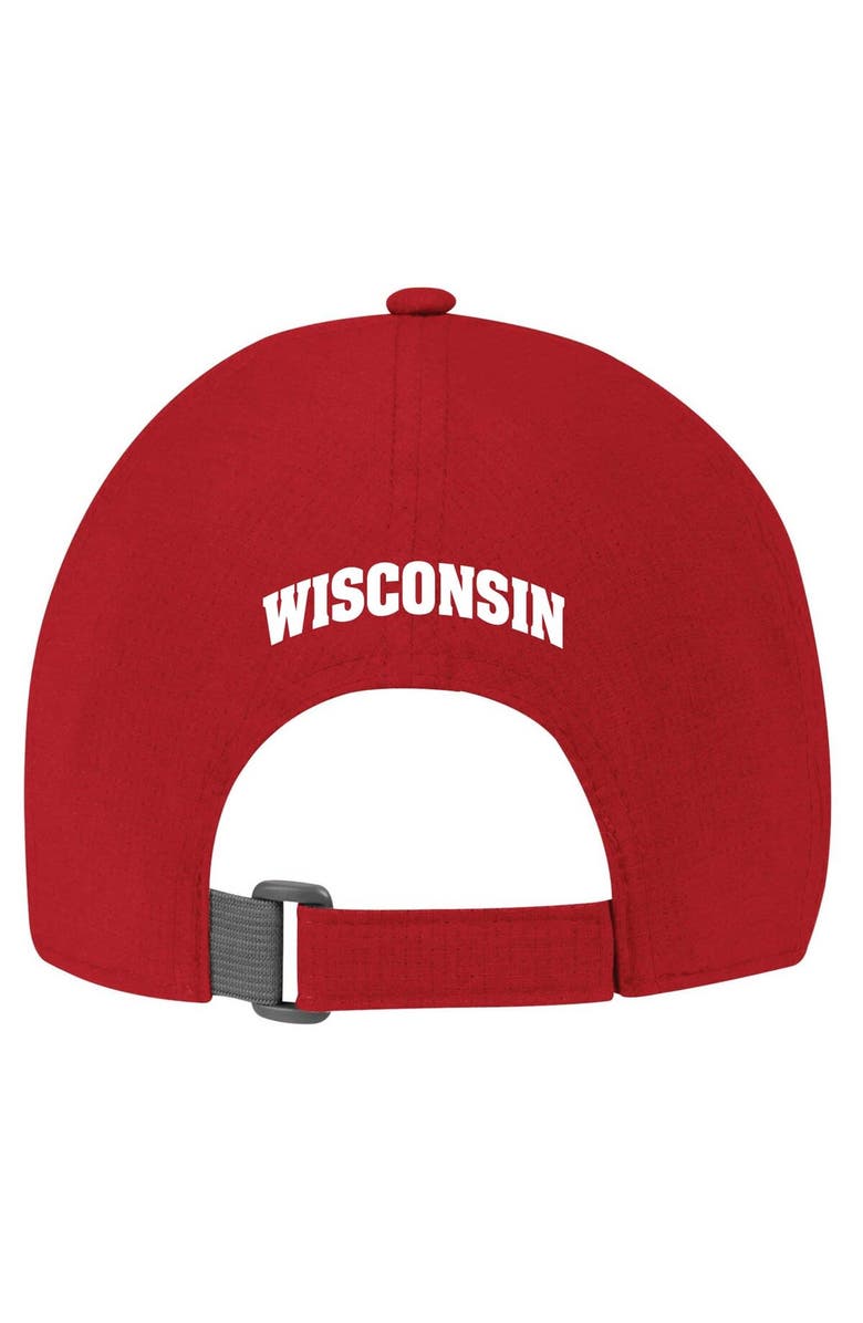 Under Armour Women's Under Armour Red Wisconsin Badgers Logo Adjustable Hat, Alternate, color,