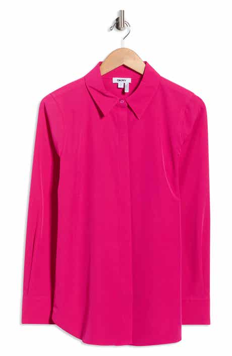 Stretch Long Sleeve Button-Up Shirt