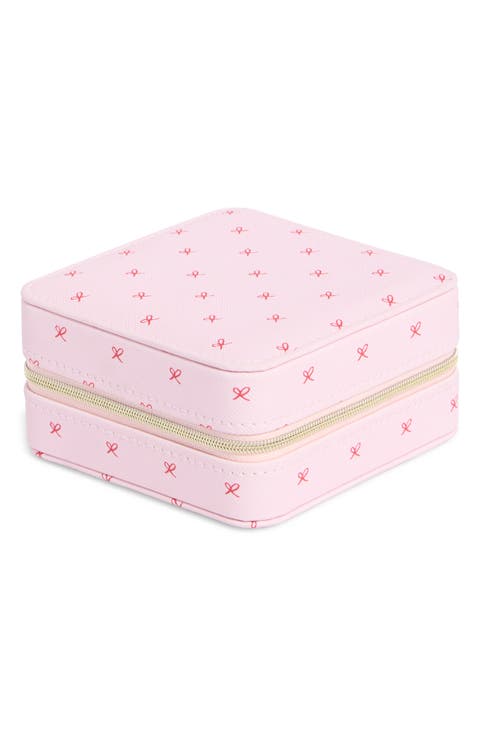 Square Zip Jewelry Box