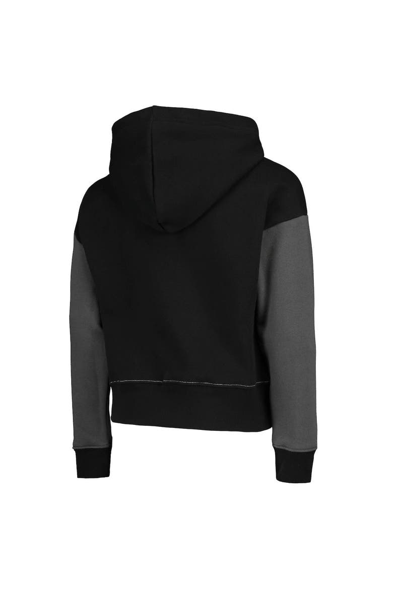 Girls Youth Black Vegas Golden Knights Let's Get Loud Pullover Hoodie, Alternate, color, Black