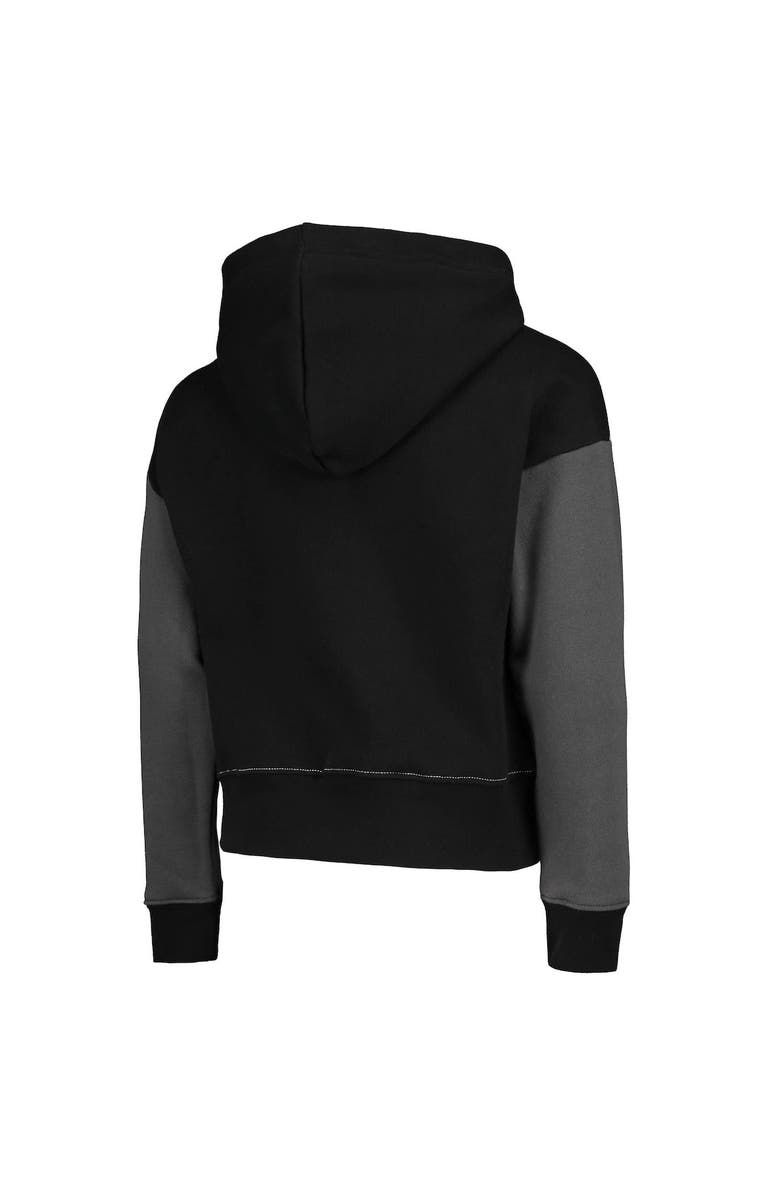 Outerstuff Girls Youth Black Vegas Golden Knights Let's Get Loud Pullover Hoodie, Alternate, color, 