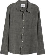 Corridor Pigment Dyed Cotton Waffle Button-Up Shirt