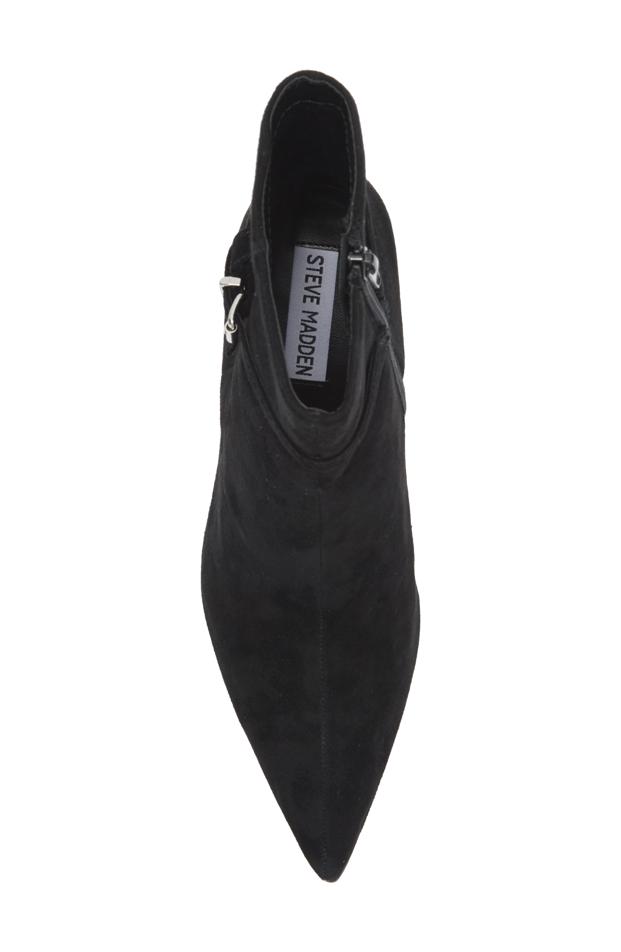 Steve Madden Layan Bootie, Alternate, color, Black Sued