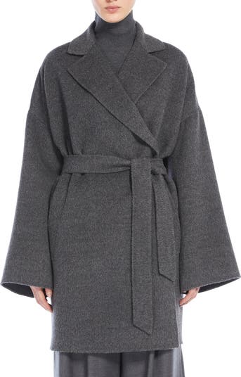 Weekend Max Mara Nella Virgin Wool Alpaca Wrap Coat Nordstrom