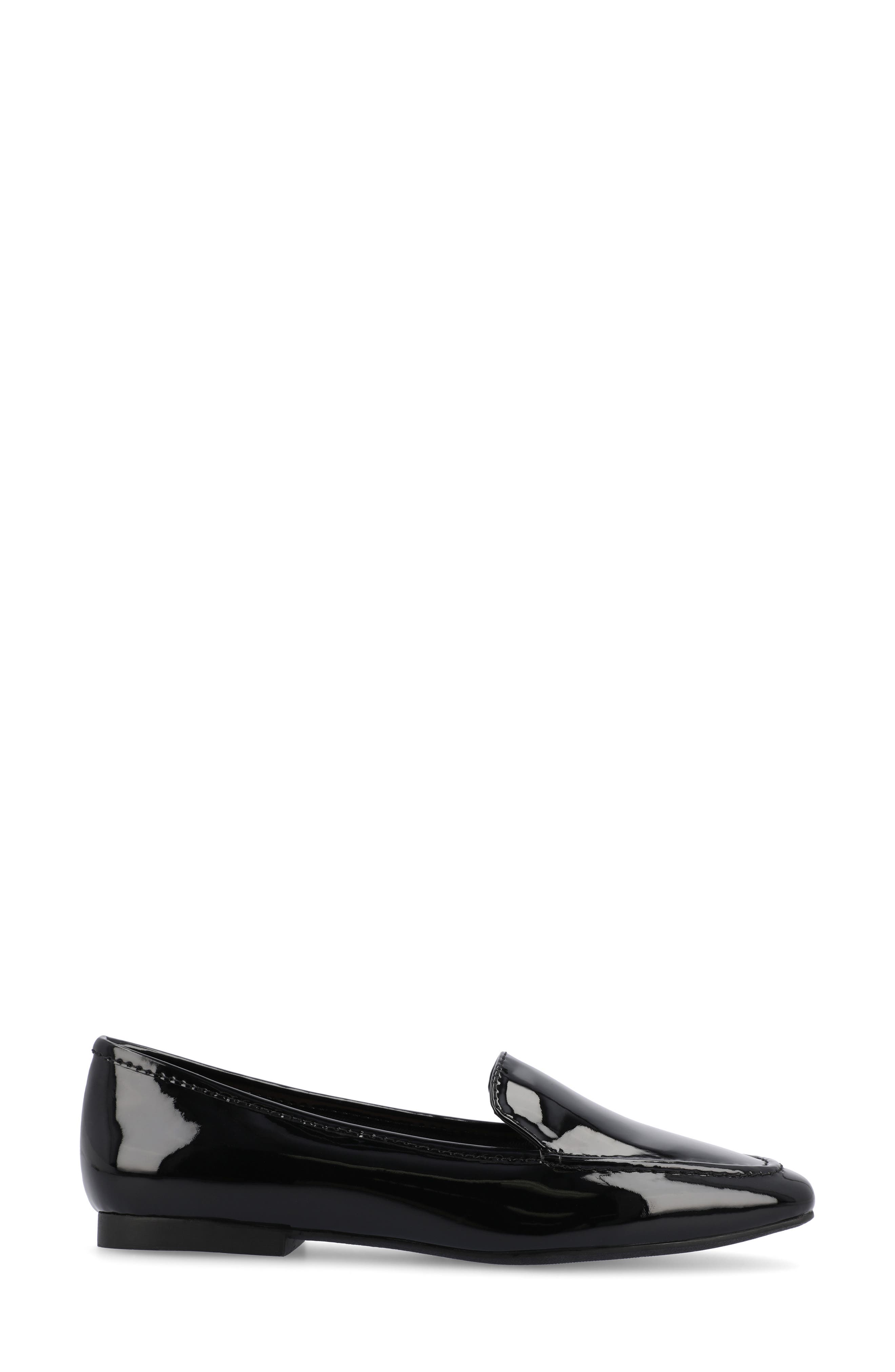 Journee Collection Tullie Loafer, Alternate, color, Patent/ Black
