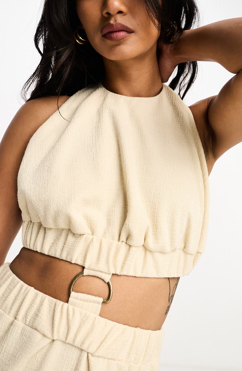 ASOS DESIGN A-Line Halter Dress, Alternate, color, 