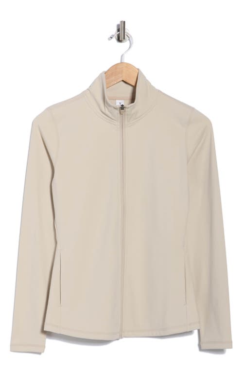 Yogalicious Ultra Lush Cloud Drift Full Zip Jacket In Neutral