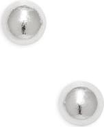 Argento Vivo Sterling Silver Teeny Ball Stud Earrings