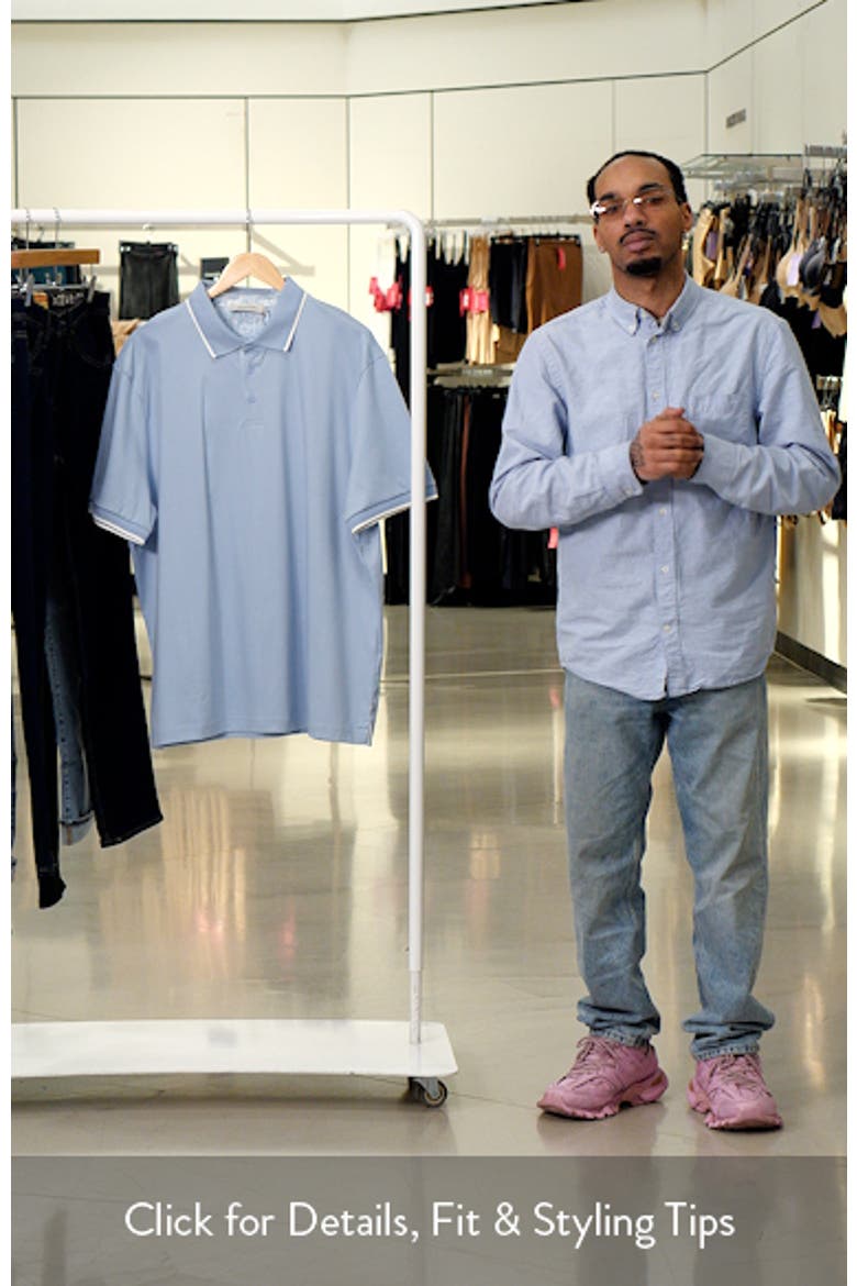 Tipped Contrast Collar Polo video