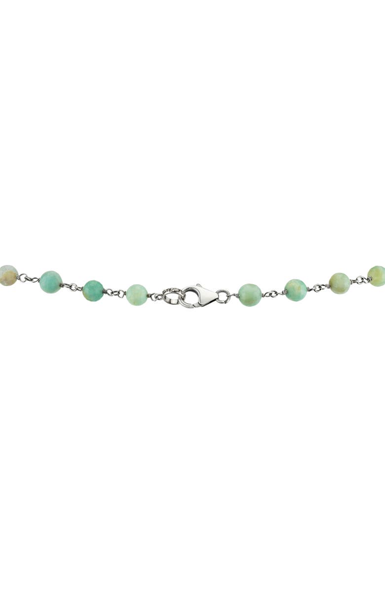 Sheryl Lowe Amazonite & Diamond Tassel Y-Necklace, Alternate, color,
