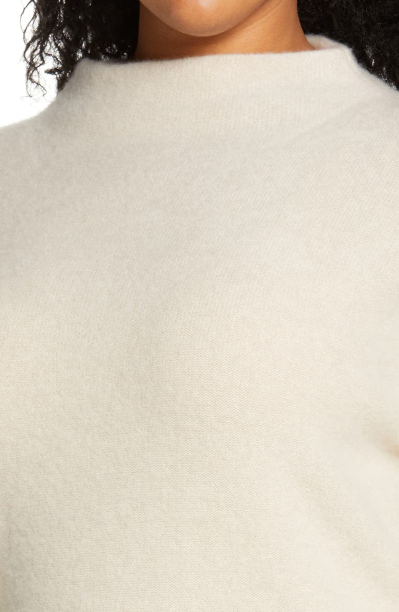 Vince Boiled Cashmere Funnel Neck Pullover, Alternate, color,