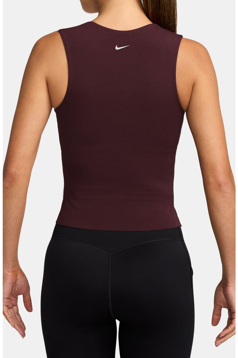 Zenvy Dri-FIT Tank, Alternate, color, BURGUNDY CRUSH/ WHITE