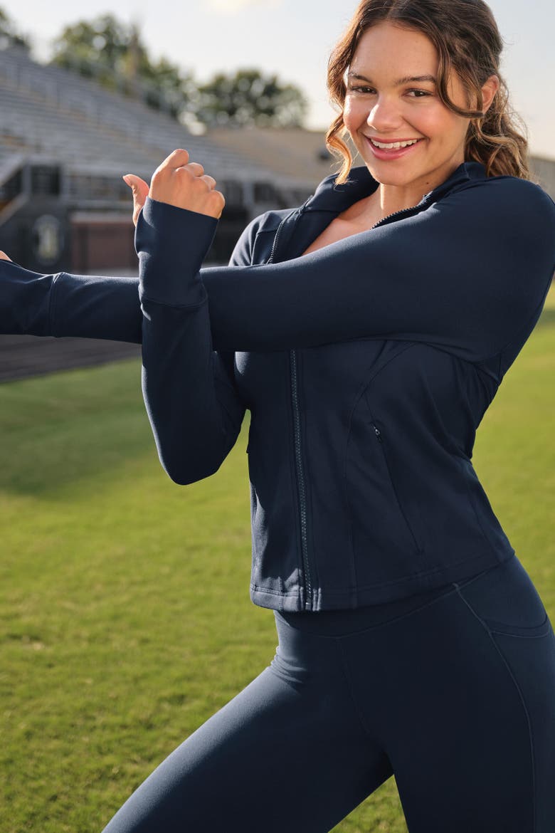 Women's EverActive Flex Full Zip, Alternate, color, Jockey Blue