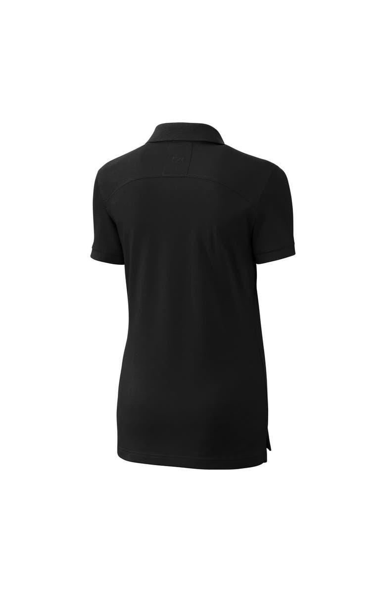 Cutter & Buck Women's Cutter & Buck  Black SMU Mustangs Vault DryTec Advantage Tri-Blend Pique Womens Polo, Alternate, color, 