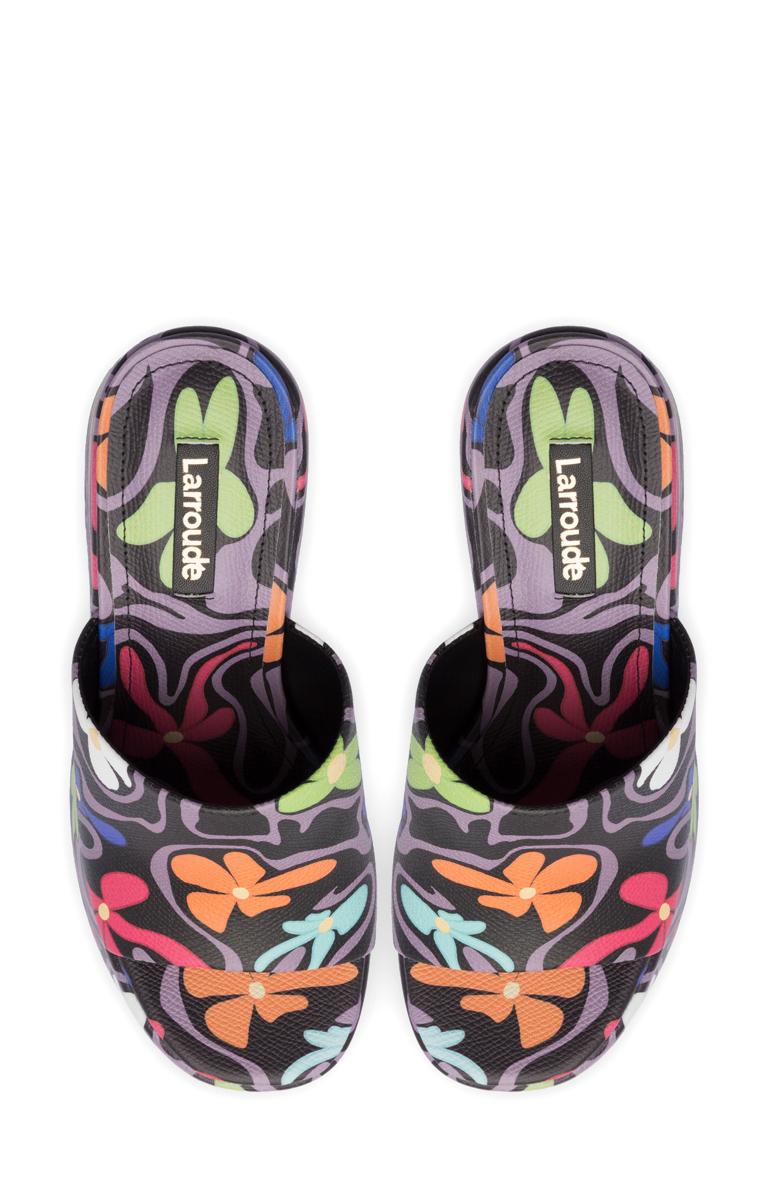 Larroudé Wanda Platform Sandal, Alternate, color, 